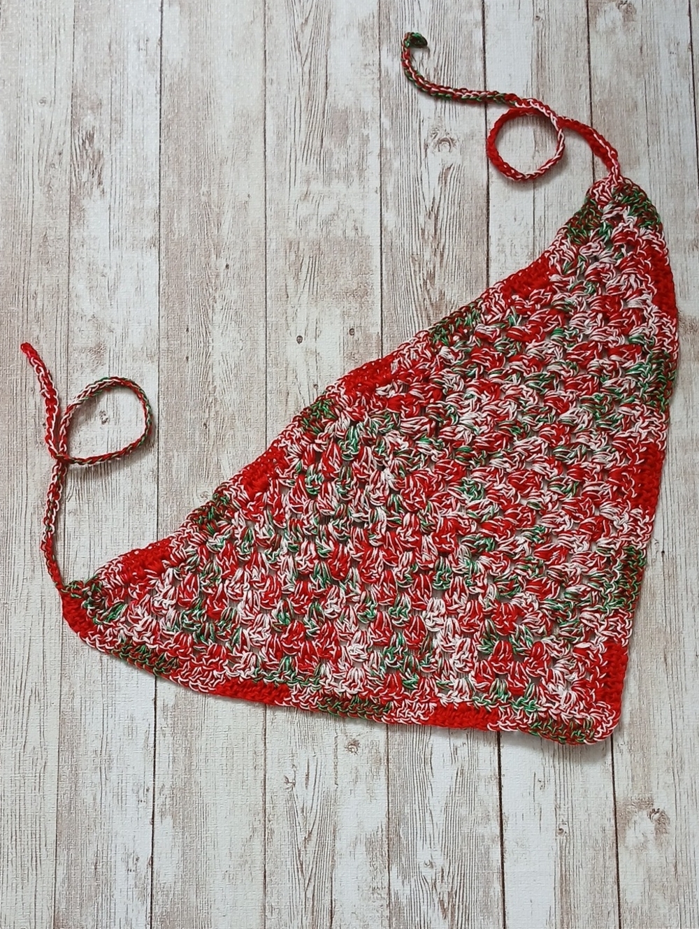 Bandana Granny Stitch Handcrafted Christmas Hair Cover Festival Boho
